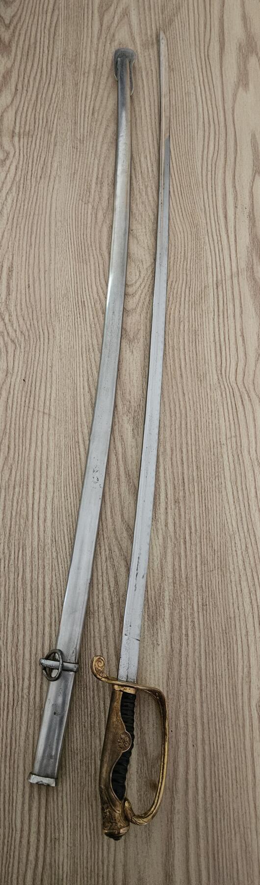 0元起拍勋章 第328期 咸鱼国勋章拍卖专场 1月25日（周日）下午6：00开始 合法未开刃 明治19式 陆军指挥刃