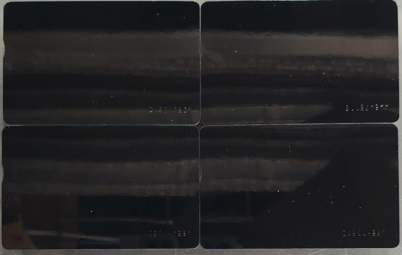 公藏第61期裸卡拍卖 泰国光学新卡（蝴蝶）4全品好。