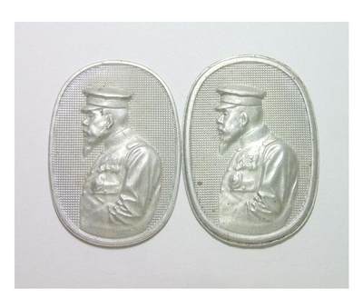 单枚价 日本明治天皇老年军装像高浮雕精制大镀银章 薄版 30×40MM 3克  - 单枚价 日本明治天皇老年军装像高浮雕精制大镀银章 薄版 30×40MM 3克 