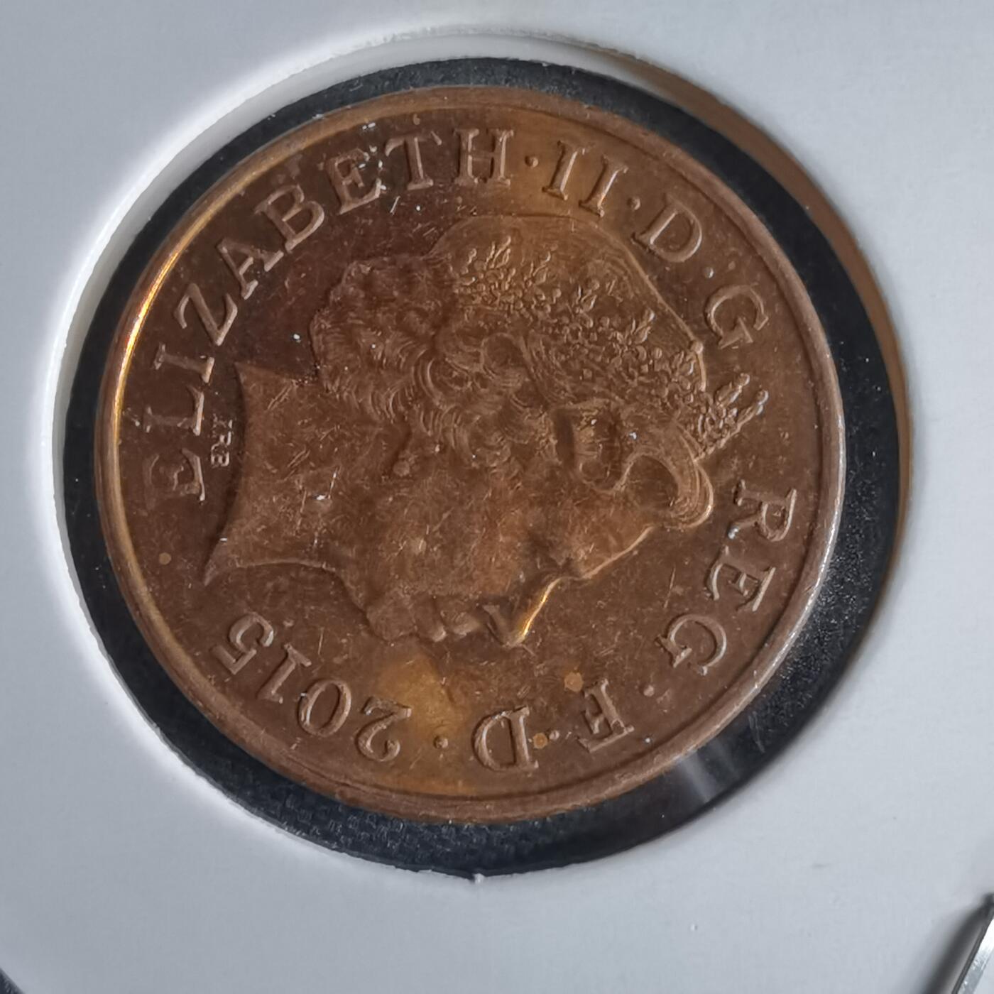 沼泽如烟--第969场 英国2015年1便士