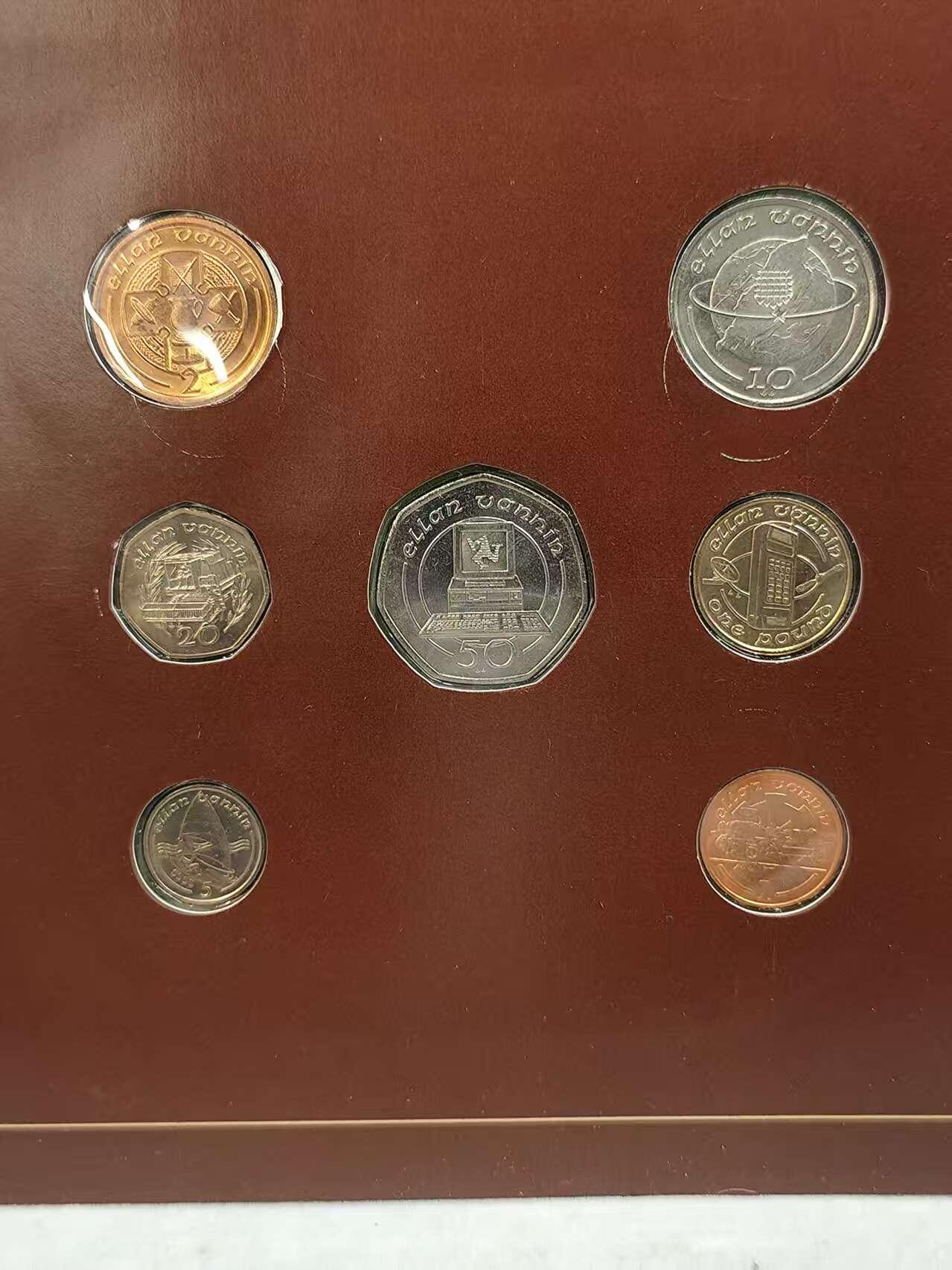 G&W世界散币，银币处理专场（第44场） 富兰克林-马恩岛7枚套