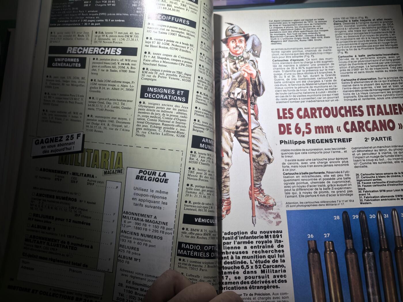 盛世勋华——号角文化勋章邮票专场拍卖第301期 法国文版Militaria杂志合订本 约300页