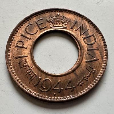 🌹外币初藏🌹🐯2026年第11场  每周二四六晚8️⃣点 接代拍 - 英属印度1944年一派沙 c