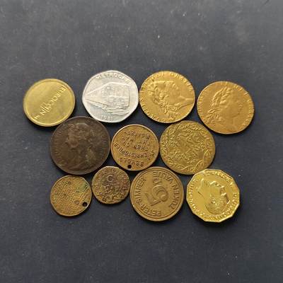 【全场包邮】纯粹捡漏拍496场-持续更新中 - 【代币/纪念章】世界各国各年份代币纪念章11枚一组