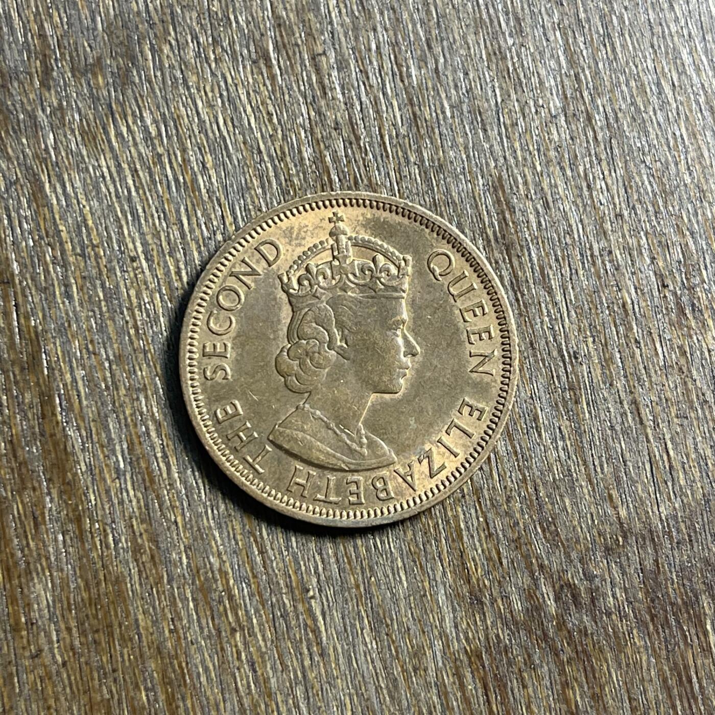 【春节前最后一拍，下一场3.3号】★第139场★散币场。不寄存，30包邮。不满30元，支付5元运费。《接受代拍 代送NGC评级》 45【无寄存】原光 1965 东加勒比 1分 铜币