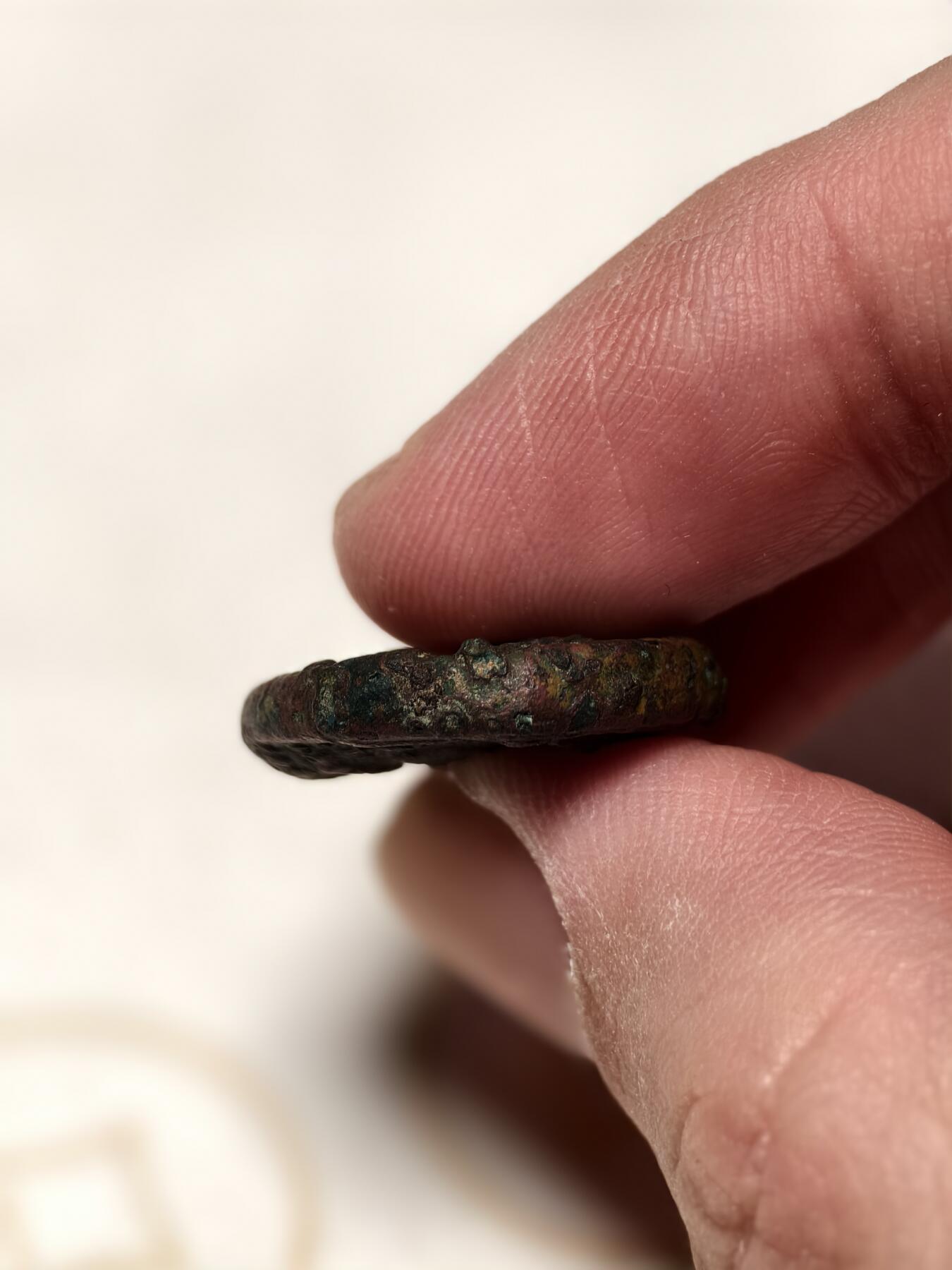 抚柳草堂-第十期章牌钱币  奖章勋章限时免佣 满百包邮 放漏专场 贵霜王朝 无名王大铜币稀少高浮雕大头像厚重版 公元1-2世纪 重8.5g 直径约21mm厚约5mm