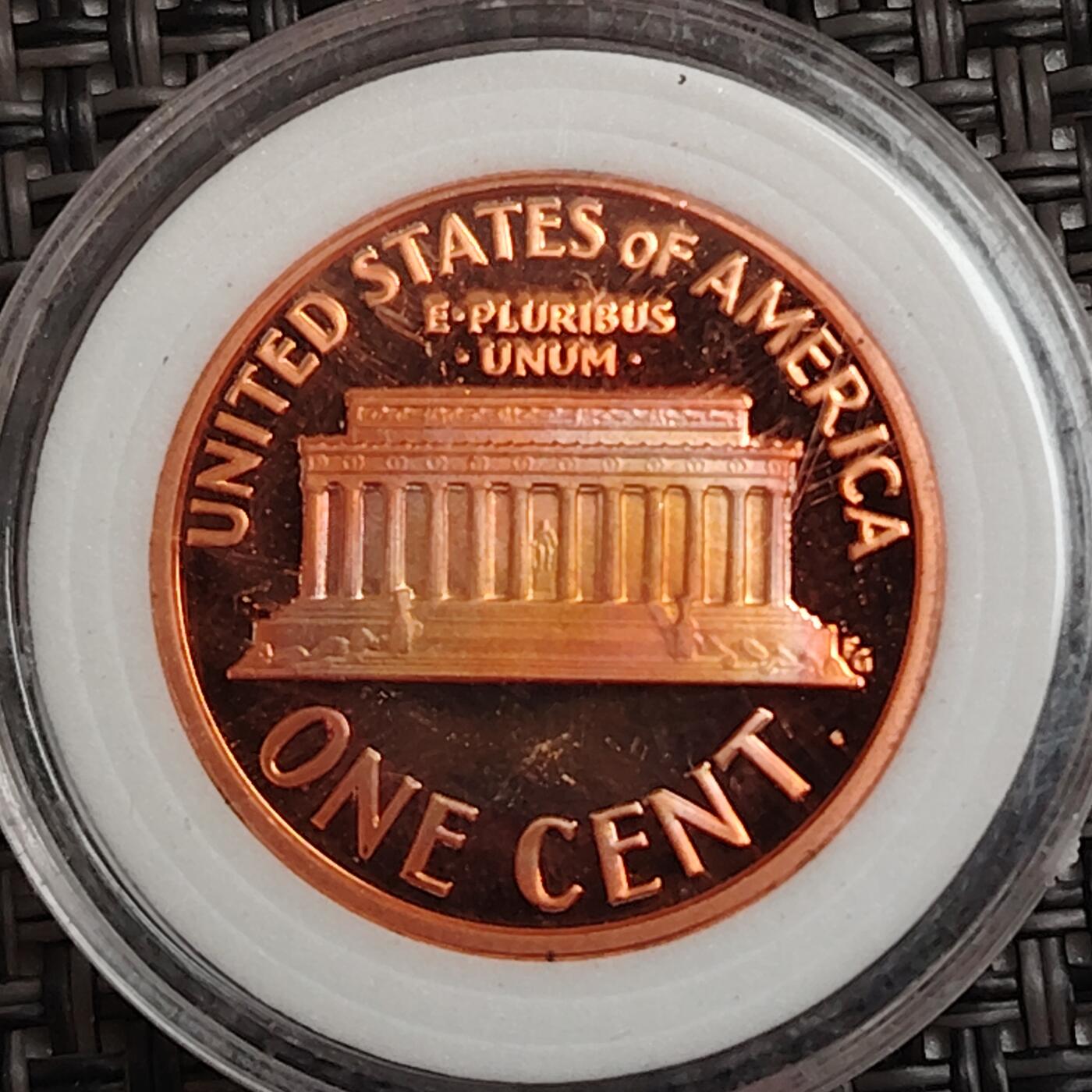 布加迪🐬～世界钱币(上海)🌾第 271 期 /  各国套币和散币 美国🇺🇸 2007年 1分 林肯头像精制币