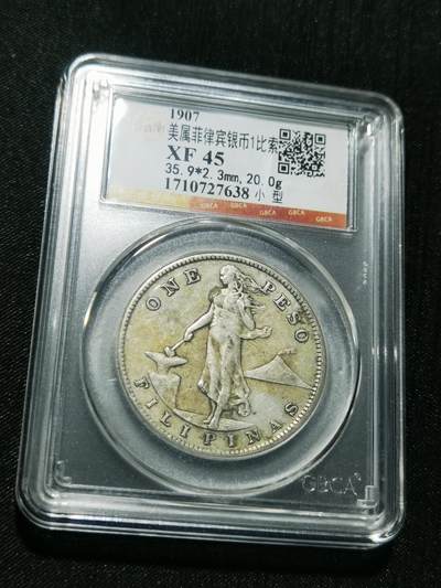 天下钱庄专场欢迎参拍 - 美属菲律宾一比索银币