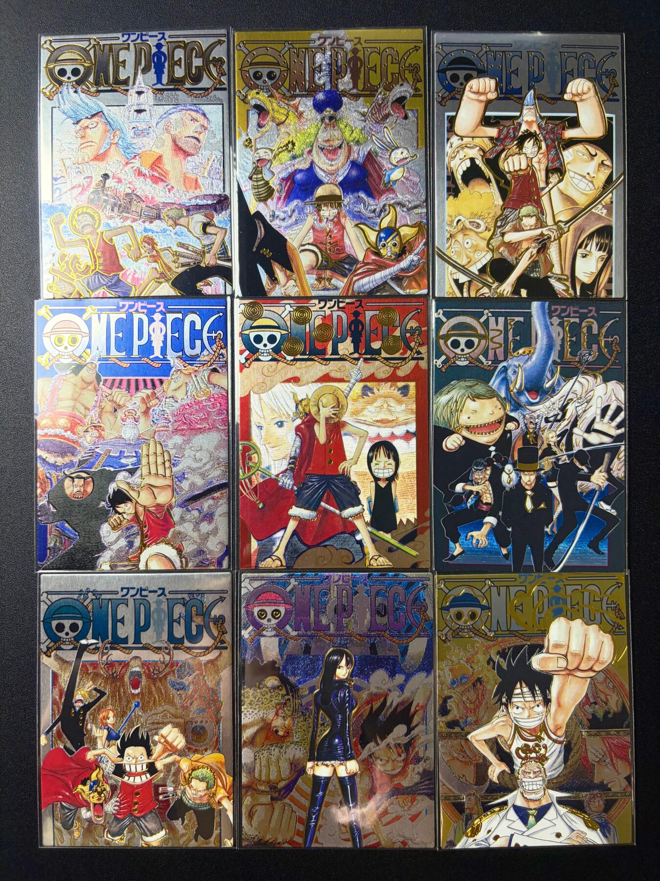 NO.22 好又多金牌大场，年前倒数第3期！每周一站式配齐，方便凑单！（周6晚9点截拍，卖家送拍0抽成！） 海贼王卡牌 单行本封面系列第五弹 一套9张 粗闪