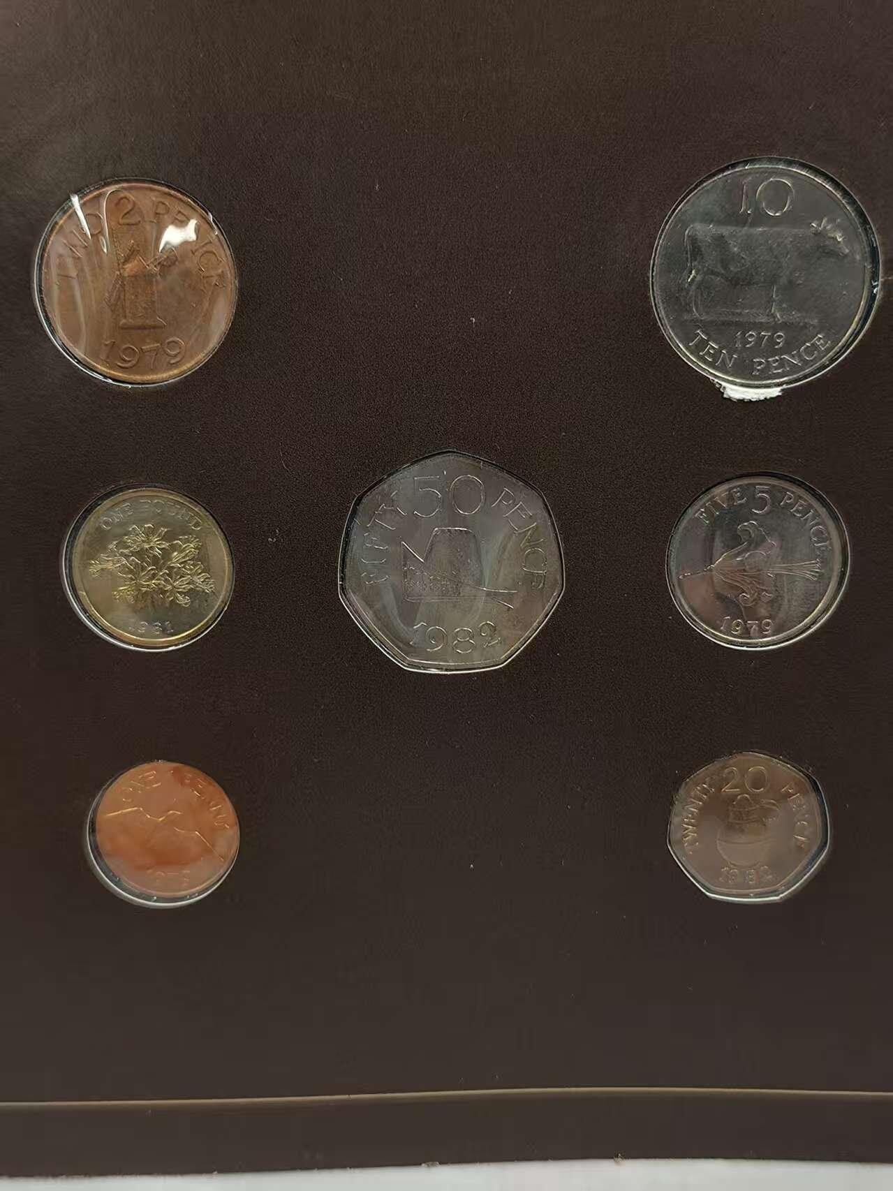 G&W世界散币，银币处理专场（第44场） 富兰克林-根西岛7枚套