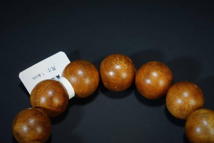 上海都达杂项专场十七（全场包邮） 天然黄油格沉香1.6圆珠手串 附鉴定证书87-206