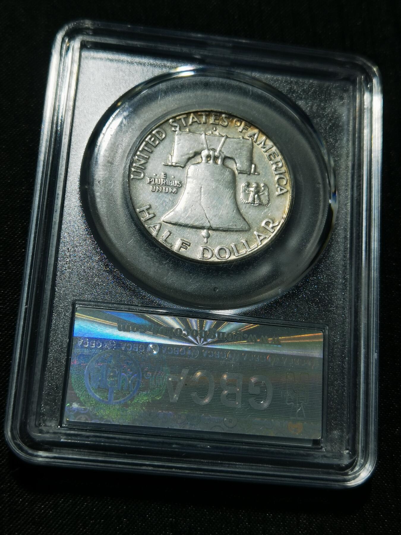 天下钱庄专场欢迎参拍 美国富兰克林半美元银币