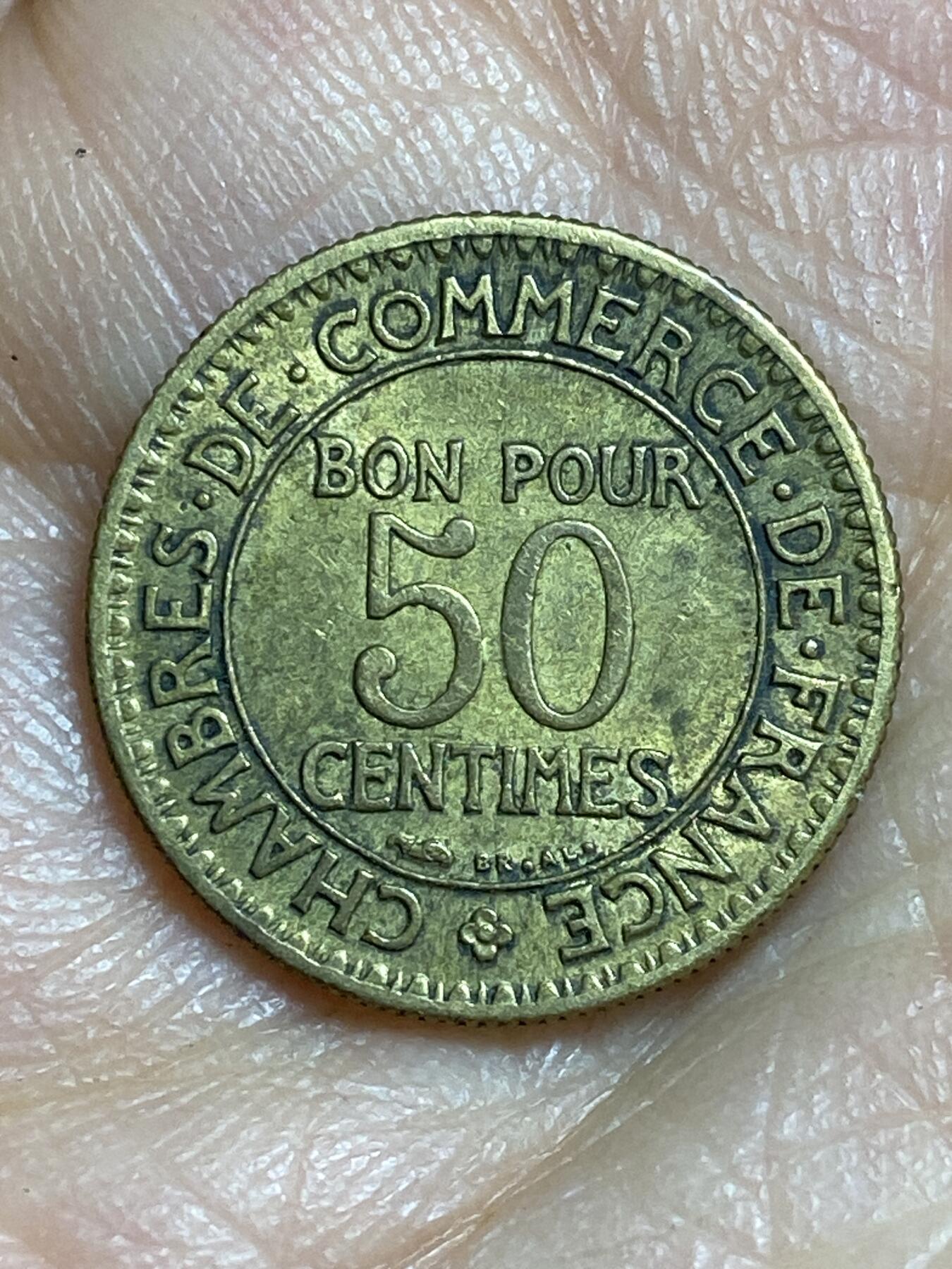 2026年第十四场(总第一百八十三场）外国好品散币场(免佣金) 法兰西第三共和国1924年50生丁(Closed 4–闭口4版)