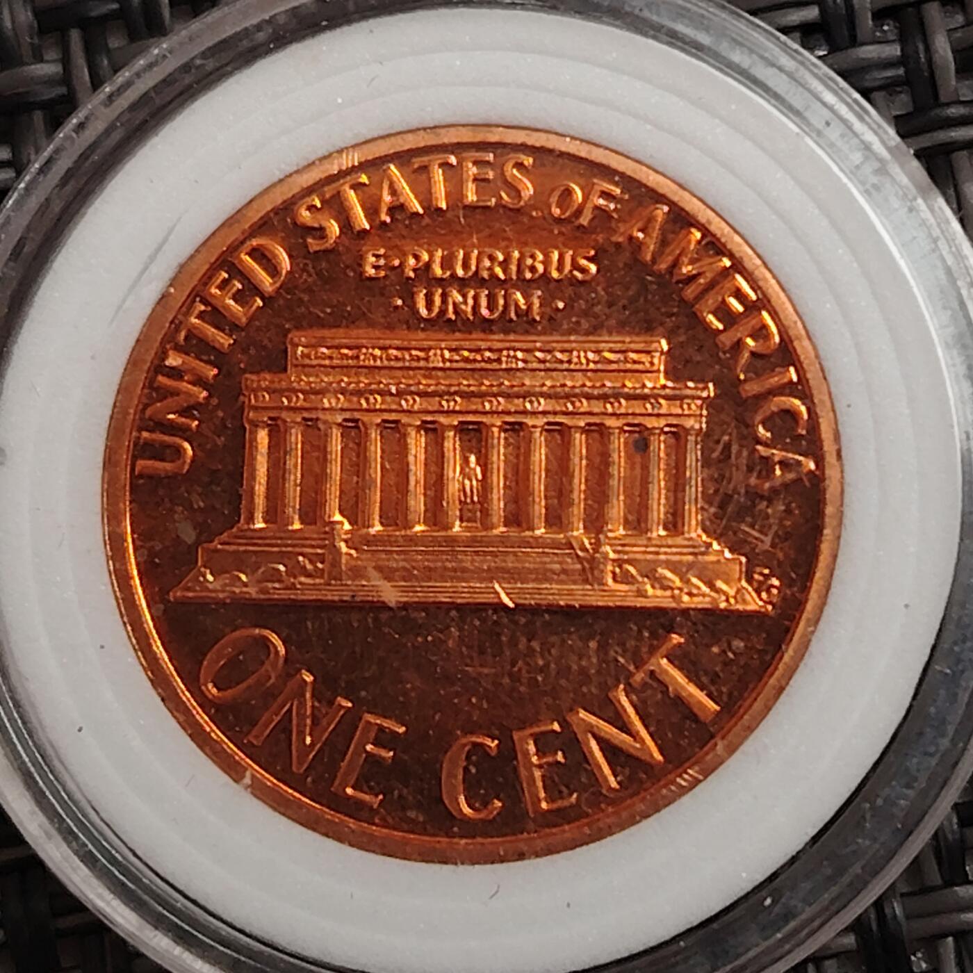 布加迪🐬～世界钱币(上海)🌾第 271 期 /  各国套币和散币 美国🇺🇸 1974年 1分 林肯头像精制币