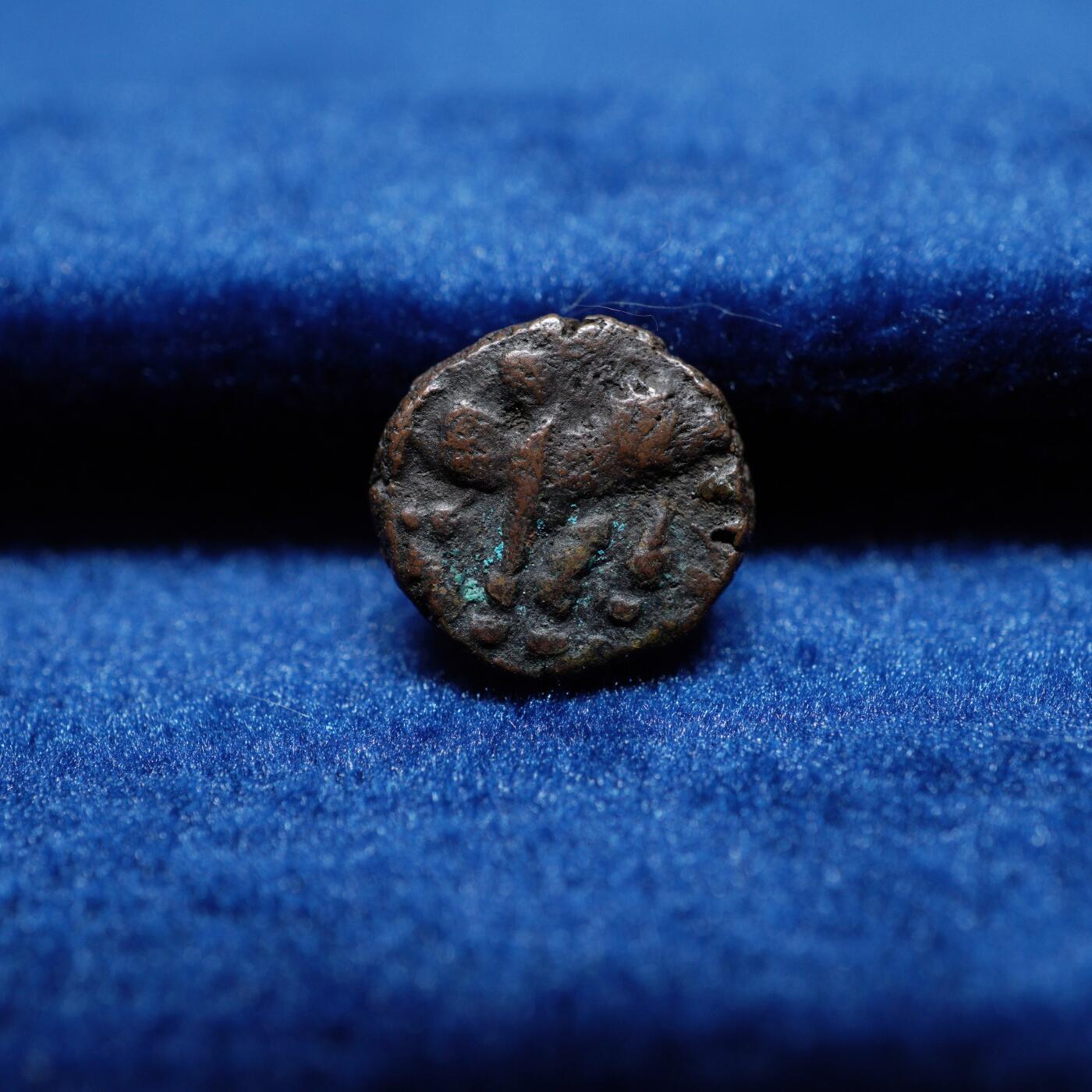 琋语集藏2026年02月欧洲古典打制币拍卖 印度-沙希 瘤牛骑士铜币