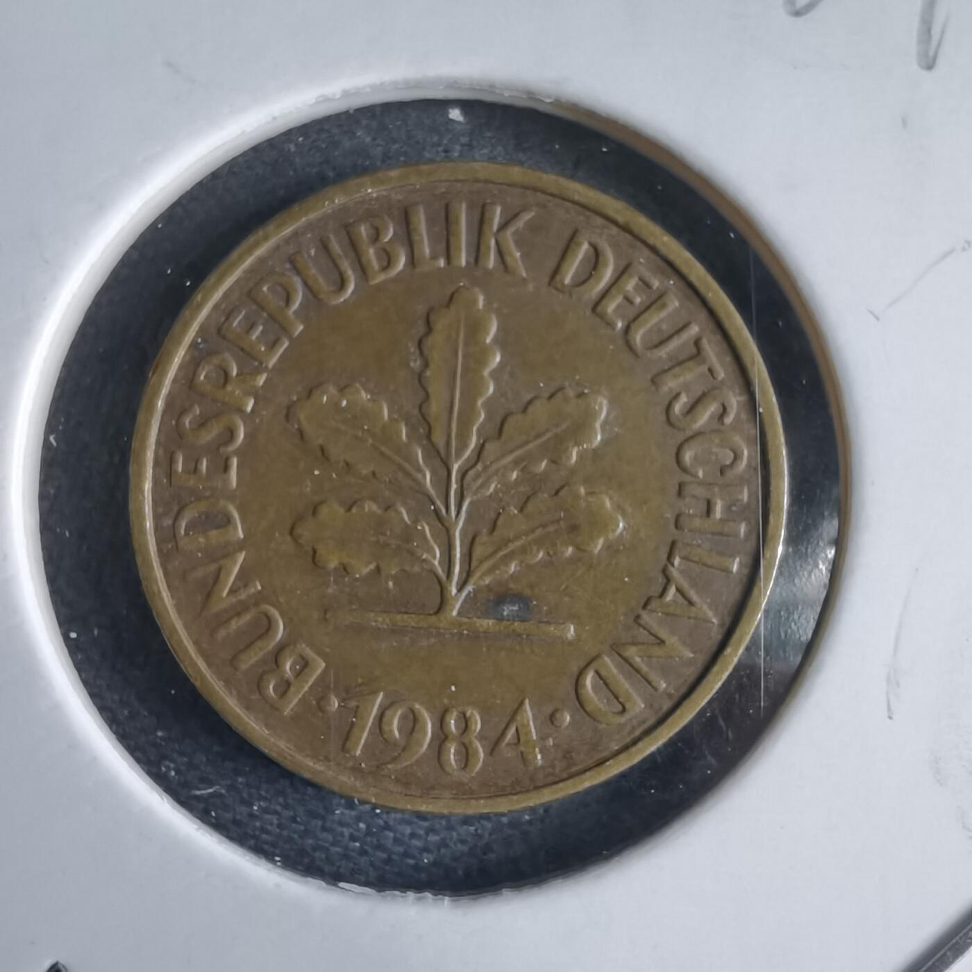 沼泽如烟--第969场 德国1984年5芬尼