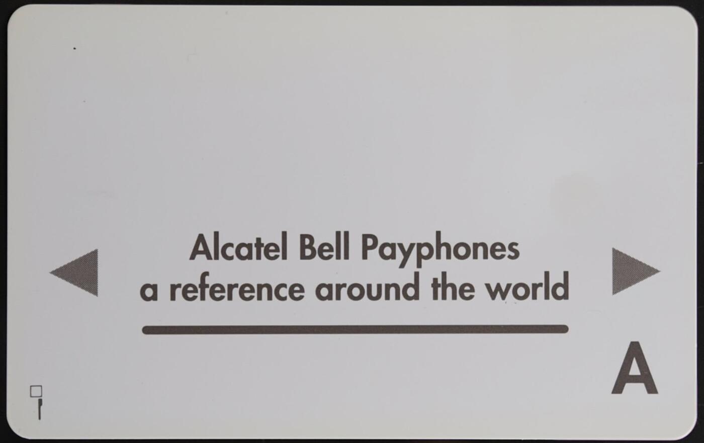 公藏第61期裸卡拍卖 测试IC卡(阿尔卡特测试卡)一枚A版，品好。