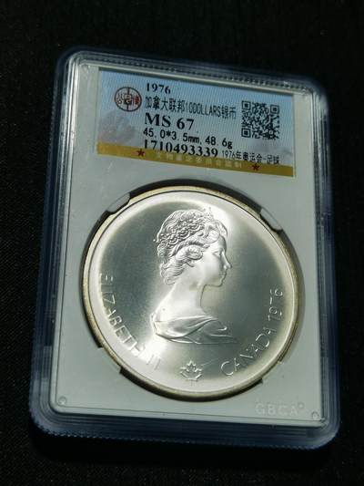 天下钱庄专场欢迎参拍 - 加拿大10加元银币，925银