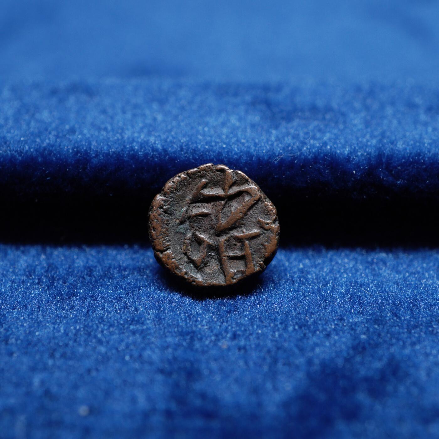 琋语集藏2026年02月欧洲古典打制币拍卖 印度-沙希 瘤牛骑士铜币