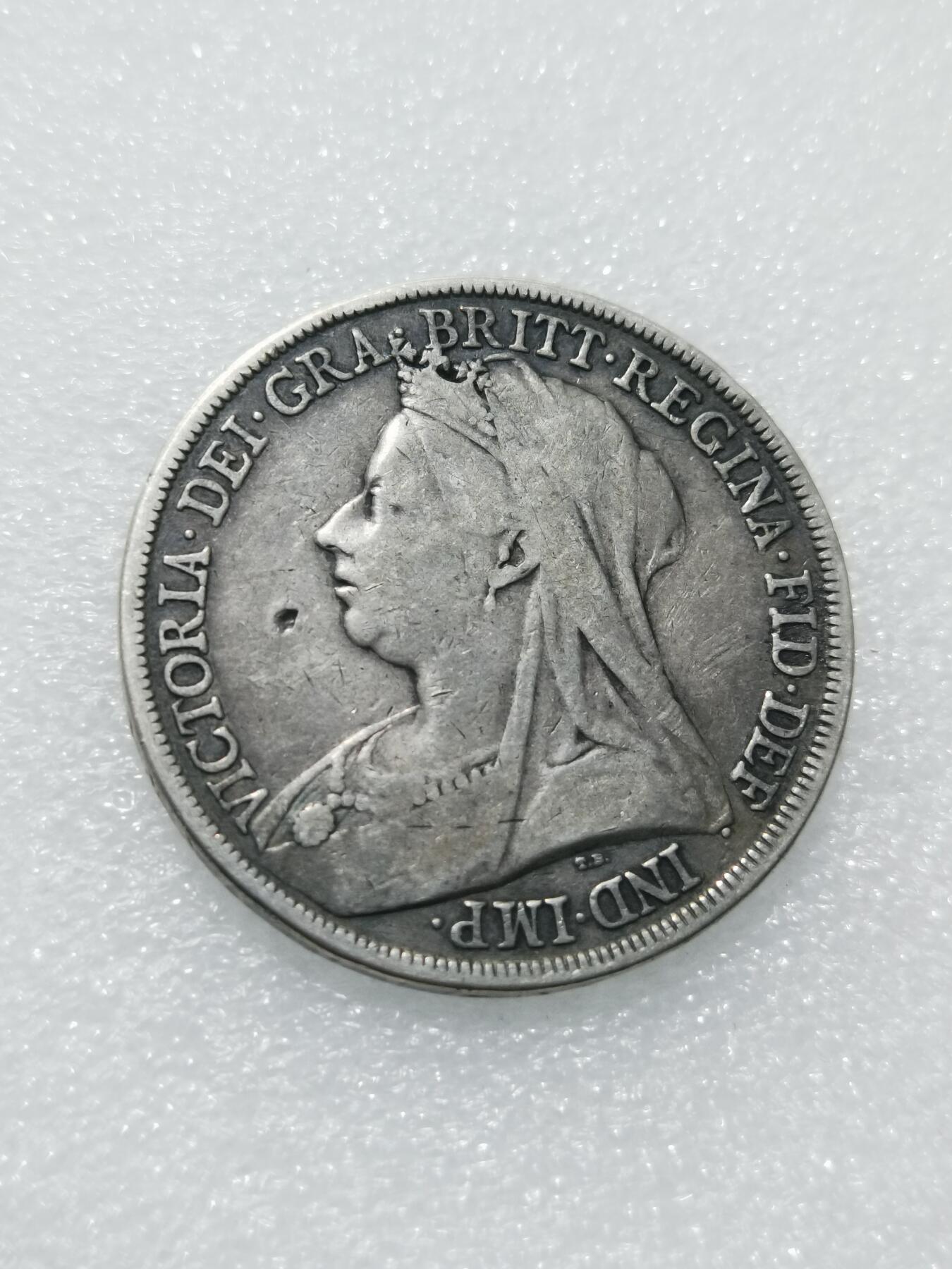 天下钱庄专场欢迎参拍 英国维多利亚披纱马剑银币