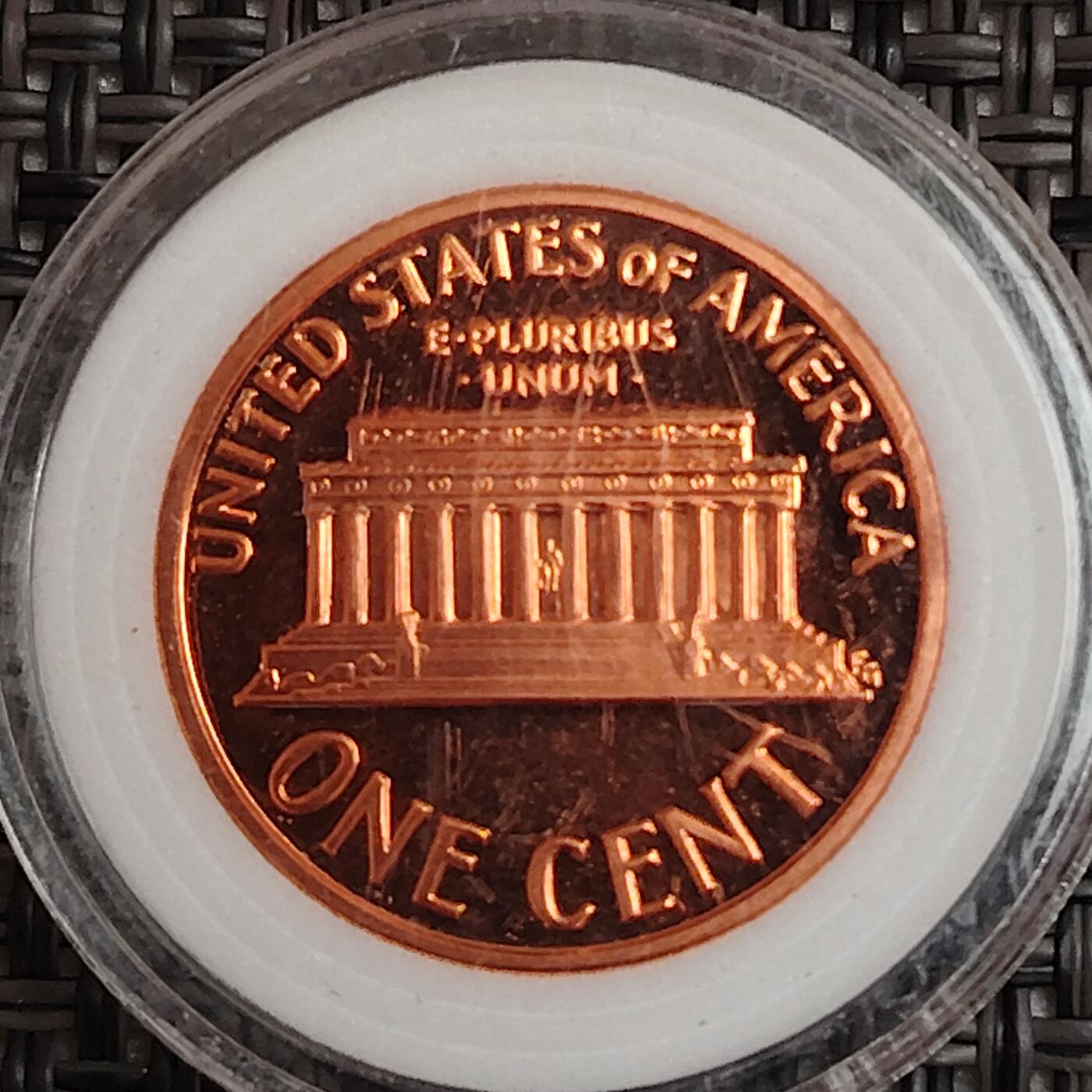 布加迪🐬～世界钱币(上海)🌾第 271 期 /  各国套币和散币 美国🇺🇸 2000年 1分 林肯头像精制币