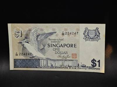 【淘币小摊】限时拍第八百五十二拍  无佣金福利纸币场  满百包邮可预留两周  周一统一发货  - 新加坡1元纸币