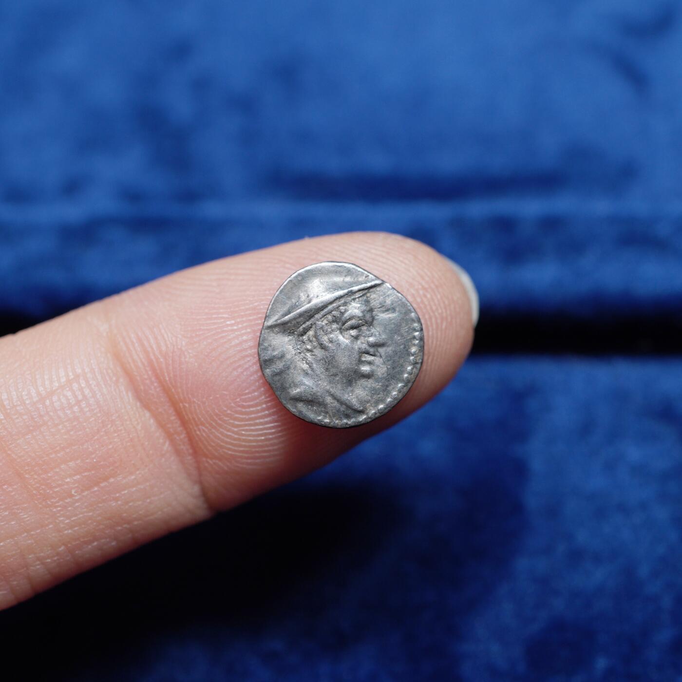 琋语集藏2026年02月欧洲古典打制币拍卖 古希腊巴克特里亚-安蒂马库斯奥波银币