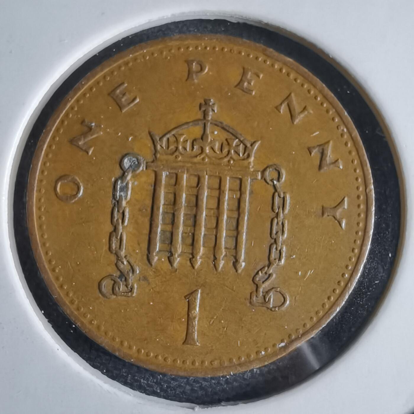 沼泽如烟--第969场 英国1984年1便士