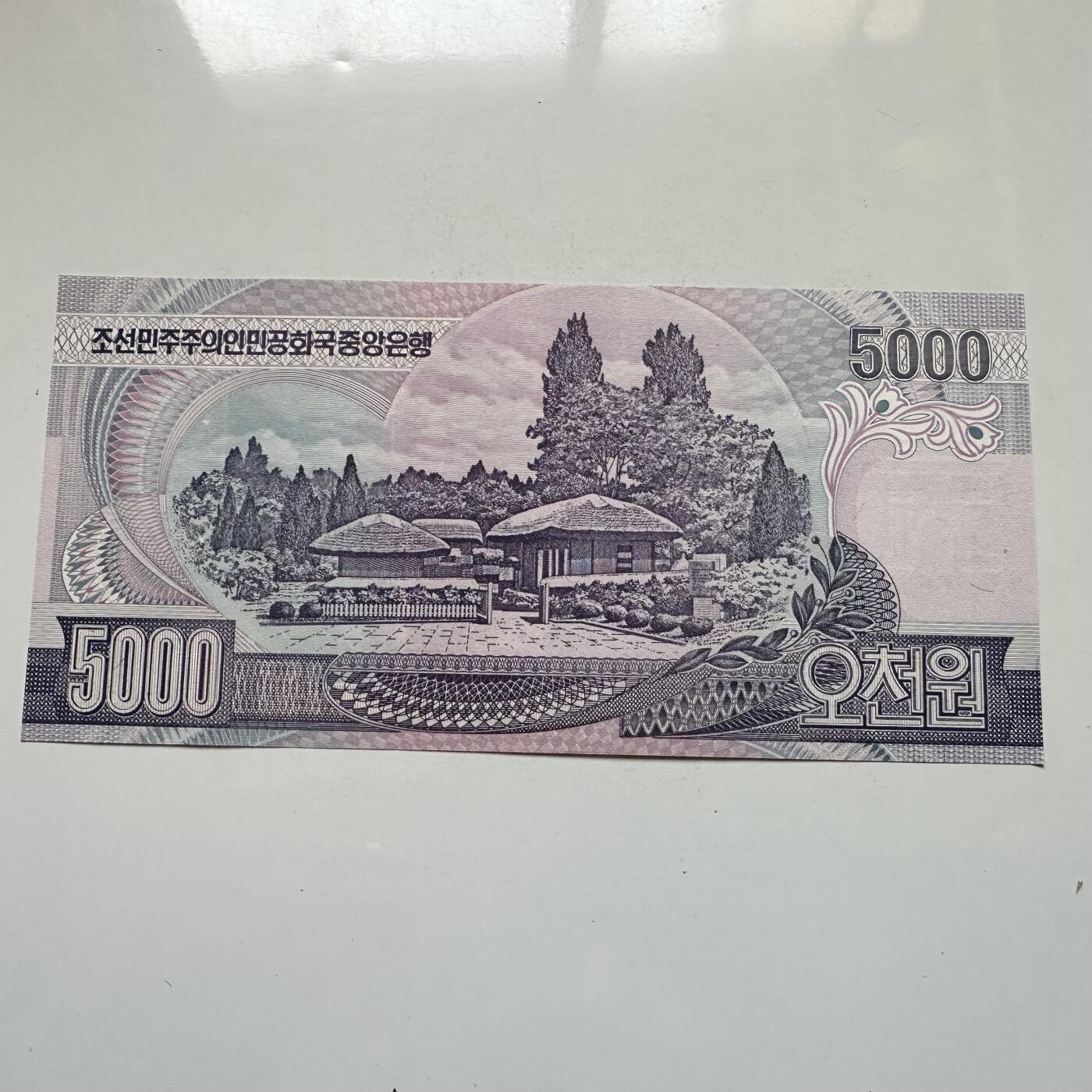 🌹外币初藏🌹🐯2026年第11场  每周二四六晚8️⃣点 接代拍 朝鲜2006年金日成诞辰95周年¥5000纪念钞