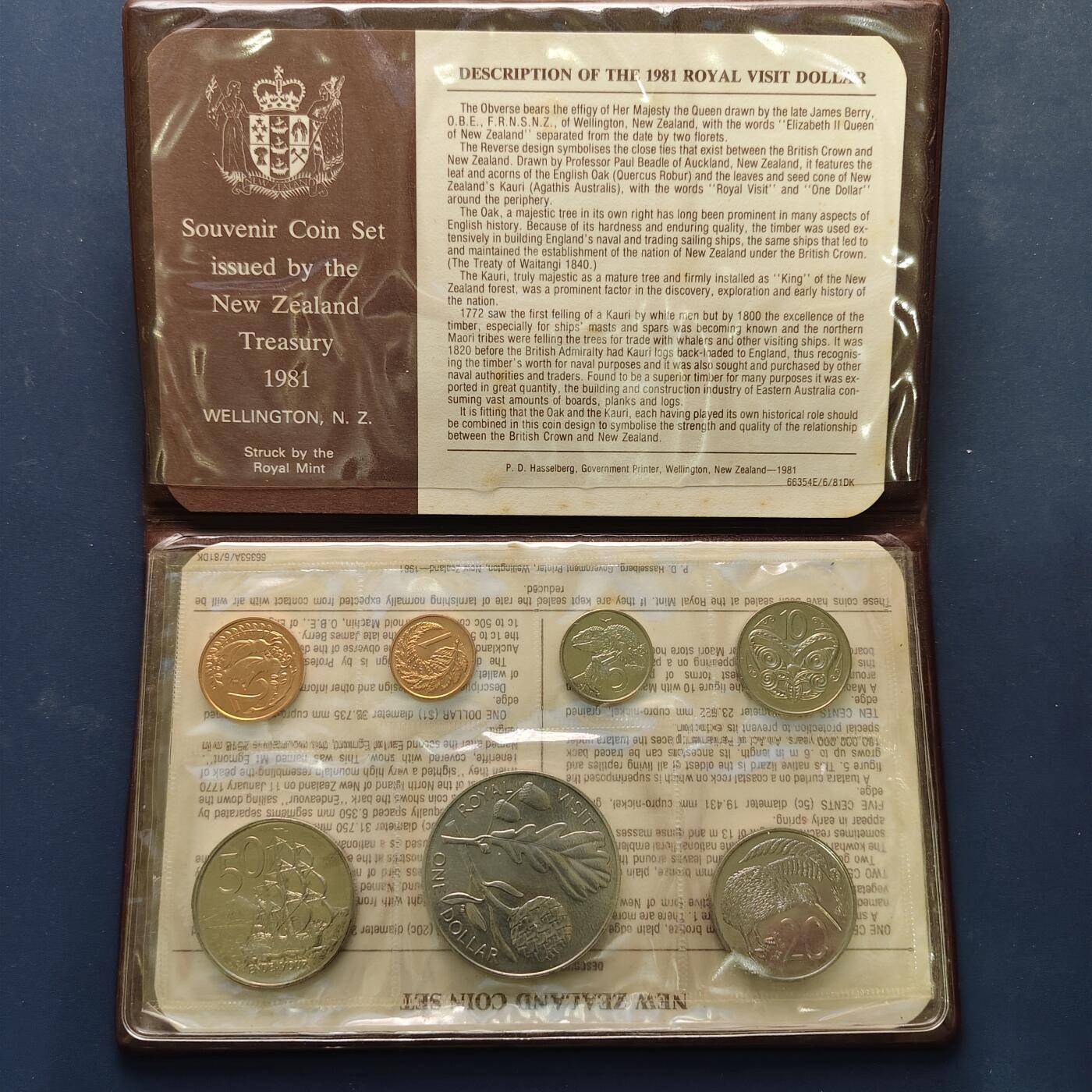 【全场包邮】纯粹捡漏拍496场-持续更新中 新西兰1981年官方封装套币