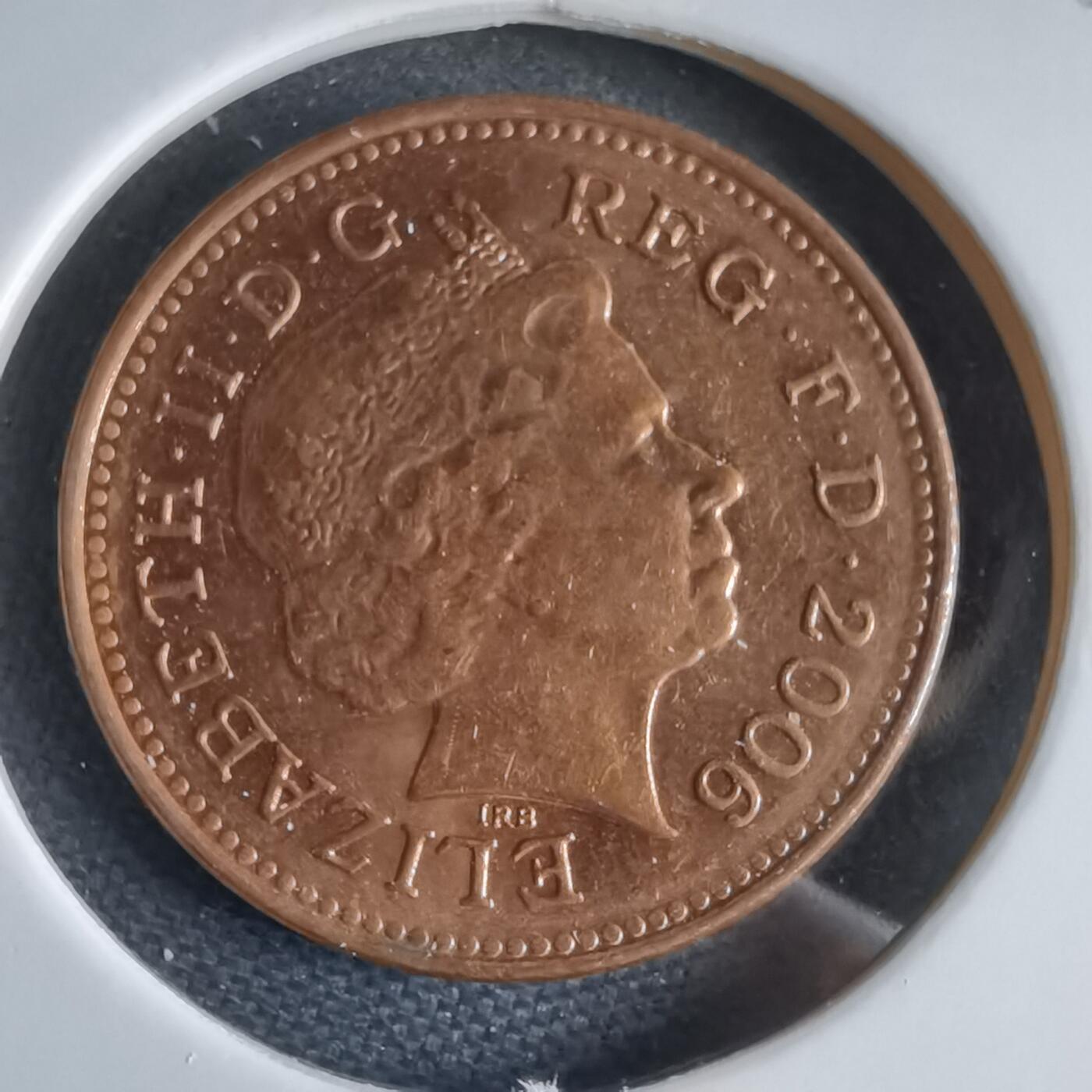 沼泽如烟--第969场 英国2006年1便士