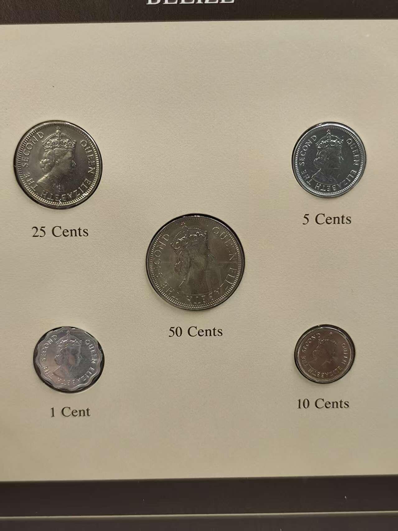 G&W世界散币，银币处理专场（第44场） 富兰克林-伯利兹5枚套