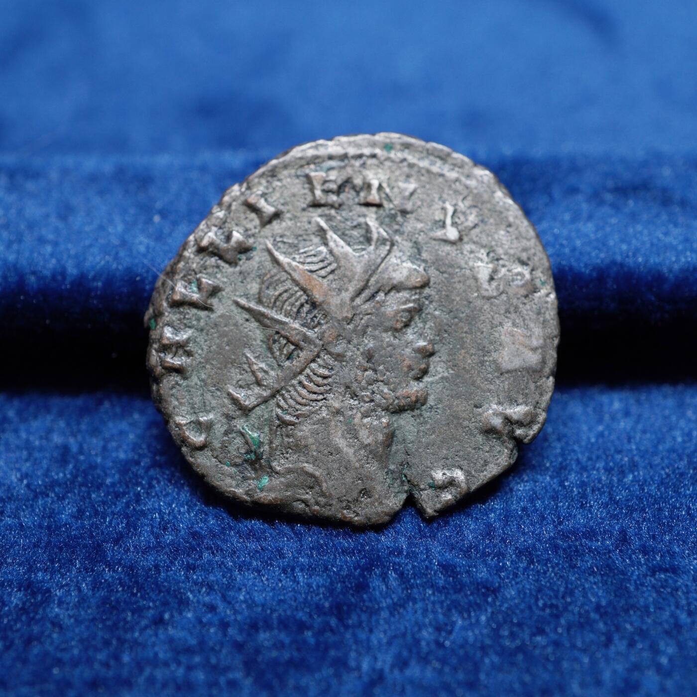 琋语集藏2026年02月欧洲古典打制币拍卖 古罗马帝国加里恩努斯-梅花鹿铜币