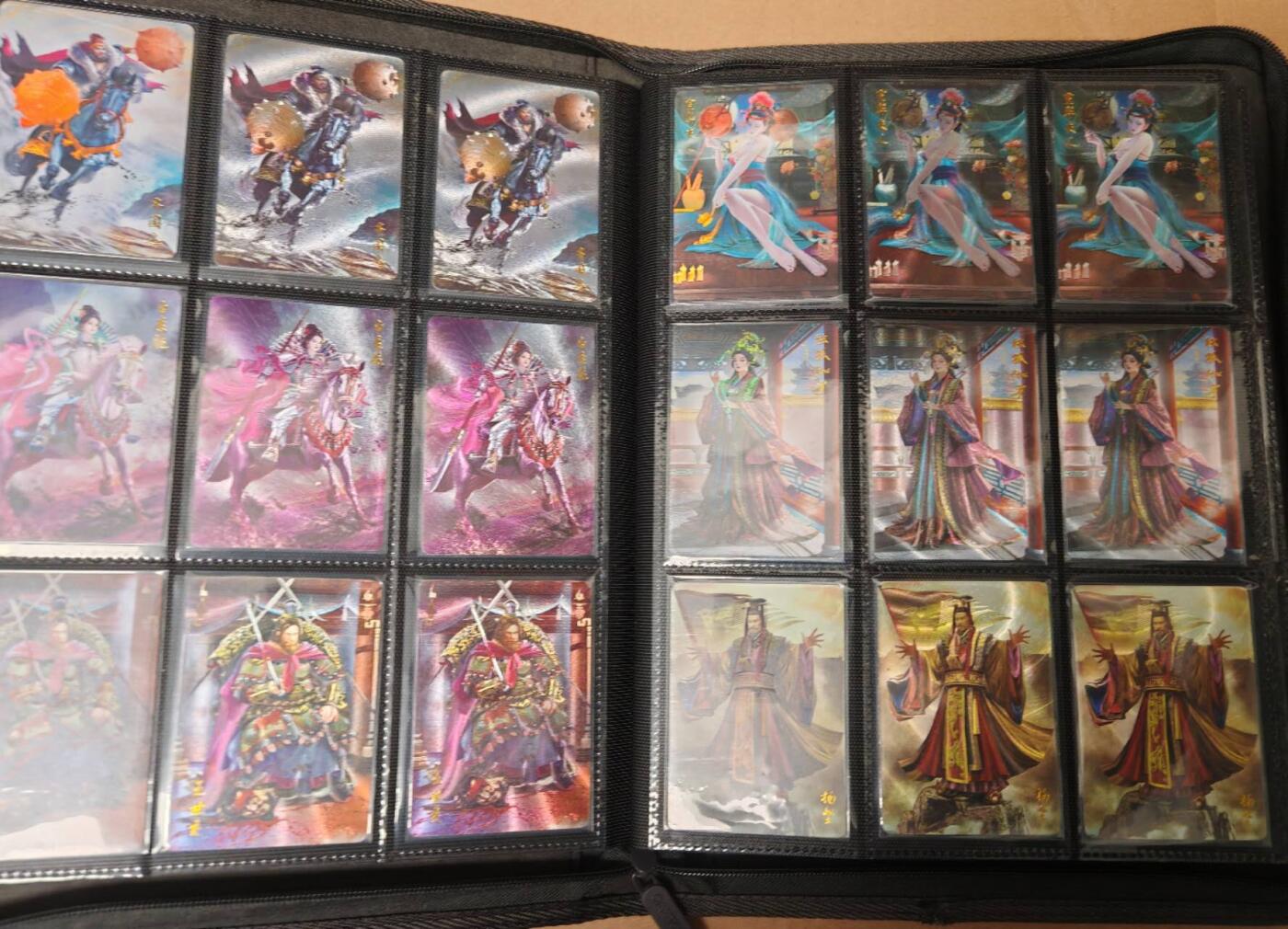 趣卡卡拍No.23期（无佣金免手续费，分享成交有奖） 【三工艺】燎原卡牌-胡子怪兽 隋唐演义 金彩+半粗+全粗+特卡（具体数量见图）（不含卡册）