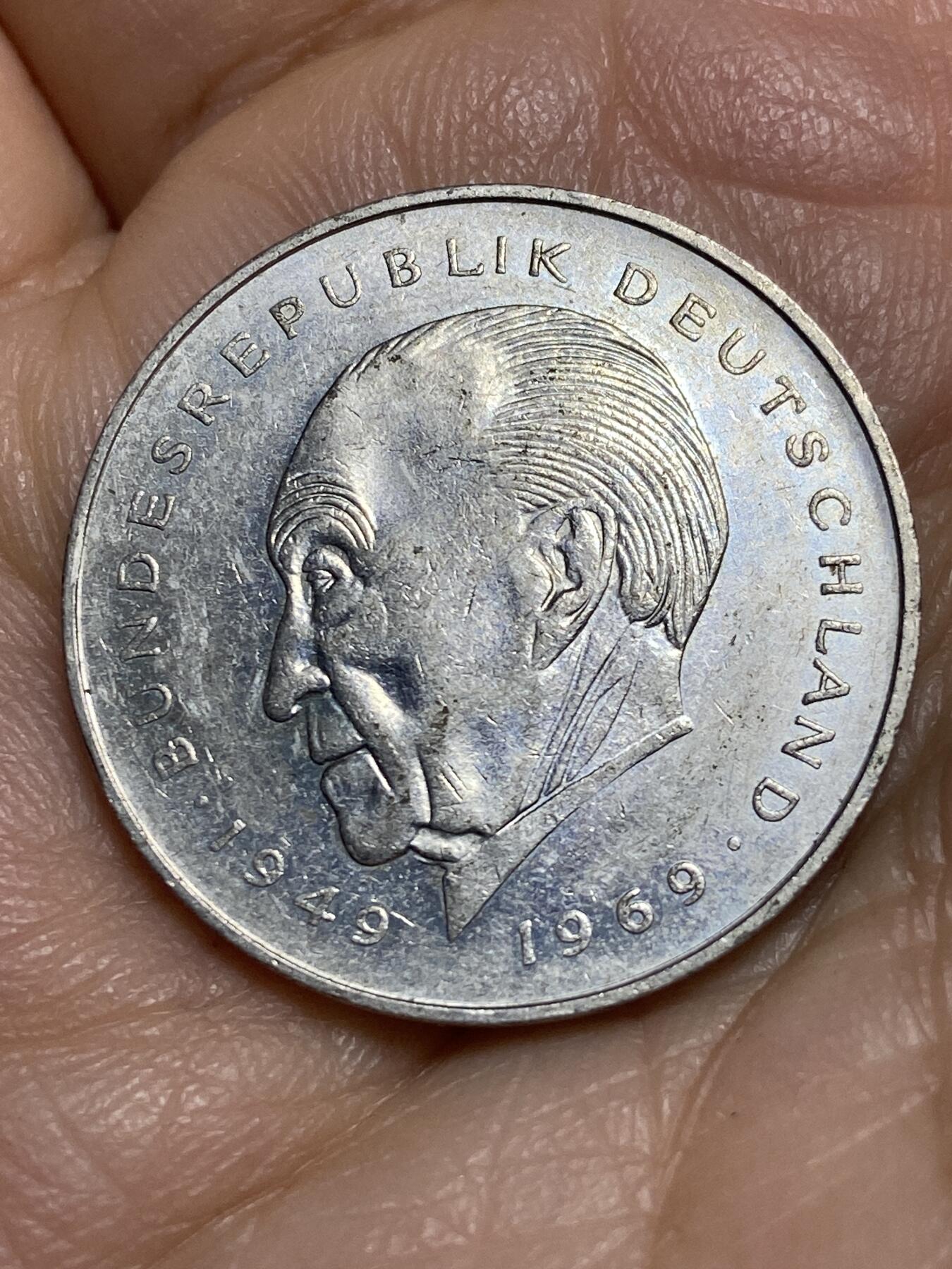 2026年第十三场(总第一百八十二场）外国好品散币场(免佣金) 德国🇩🇪1979年2马克(第二版，J标，汉堡造)