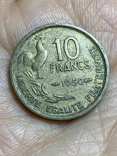 2026年第十四场(总第一百八十三场）外国好品散币场(免佣金) - 法兰西第四共和国1950年10法郎