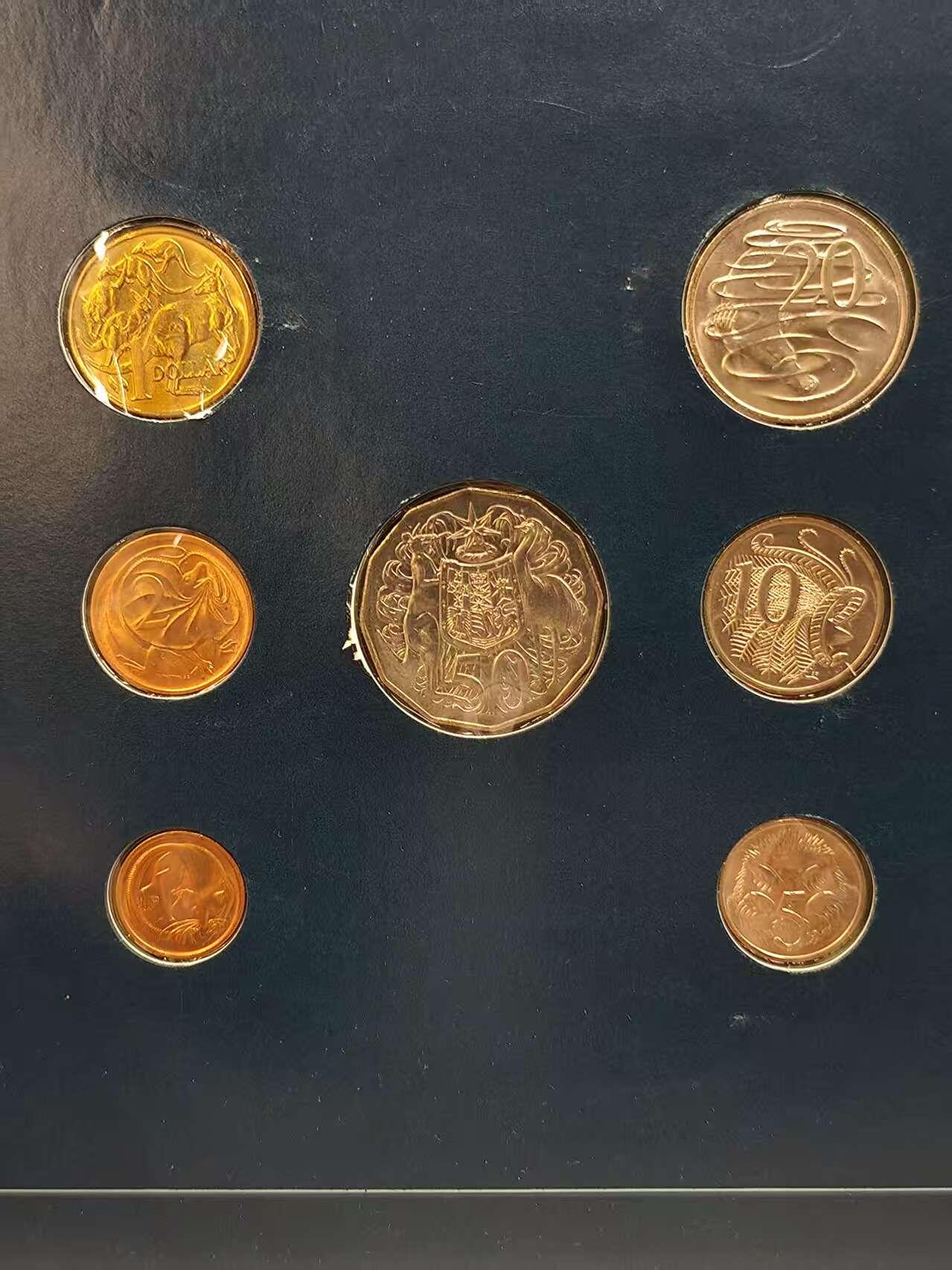 G&W世界散币，银币处理专场（第44场） 富兰克林-澳大利亚7枚套