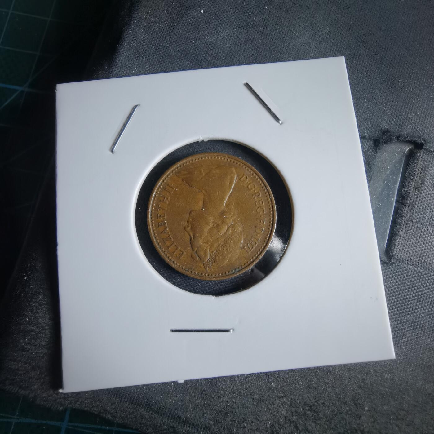 沼泽如烟--第969场 英国1971年1便士