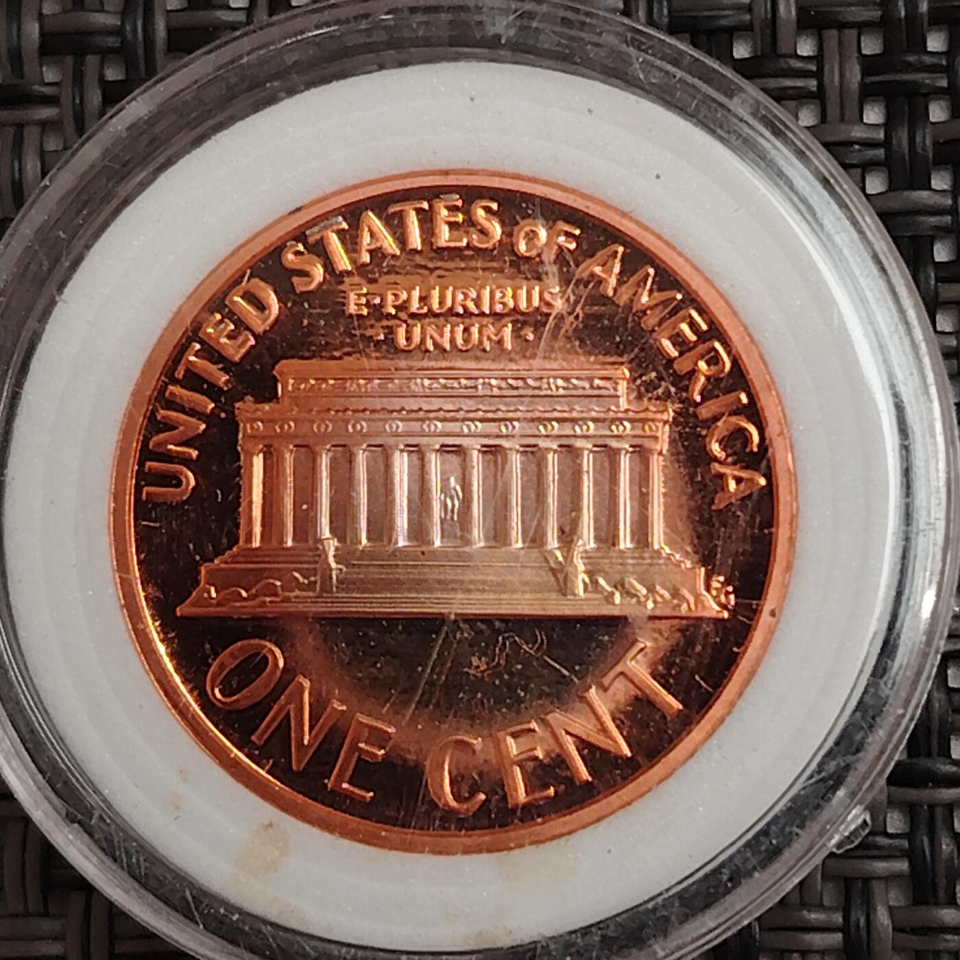 布加迪🐬～世界钱币(上海)🌾第 271 期 /  各国套币和散币 美国🇺🇸 2002年 1分 林肯头像精制币