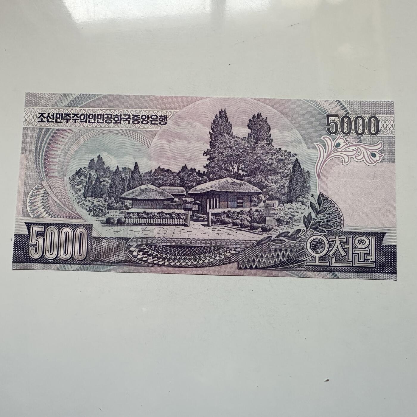 🌹外币初藏🌹🐯2026年第11场  每周二四六晚8️⃣点 接代拍 朝鲜2006年金日成诞辰95周年¥5000纪念钞