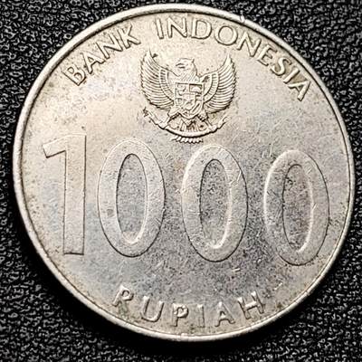 泉币菌-第173场- 精品福利场 - 2010 印度尼西亚1000盾 24mm