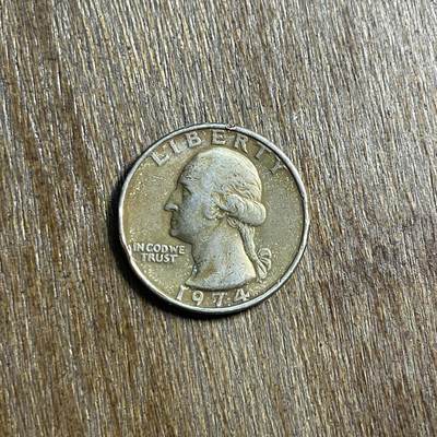 【春节前最后一拍，下一场3.3号】★第139场★散币场。不寄存，30包邮。不满30元，支付5元运费。《接受代拍 代送NGC评级》 - 52【无寄存】1974 25美分 镍币