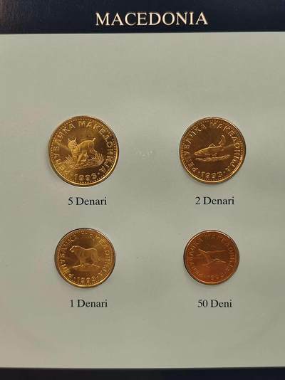 G&W世界散币，银币处理专场（第44场） - 富兰克林-马其顿4枚套