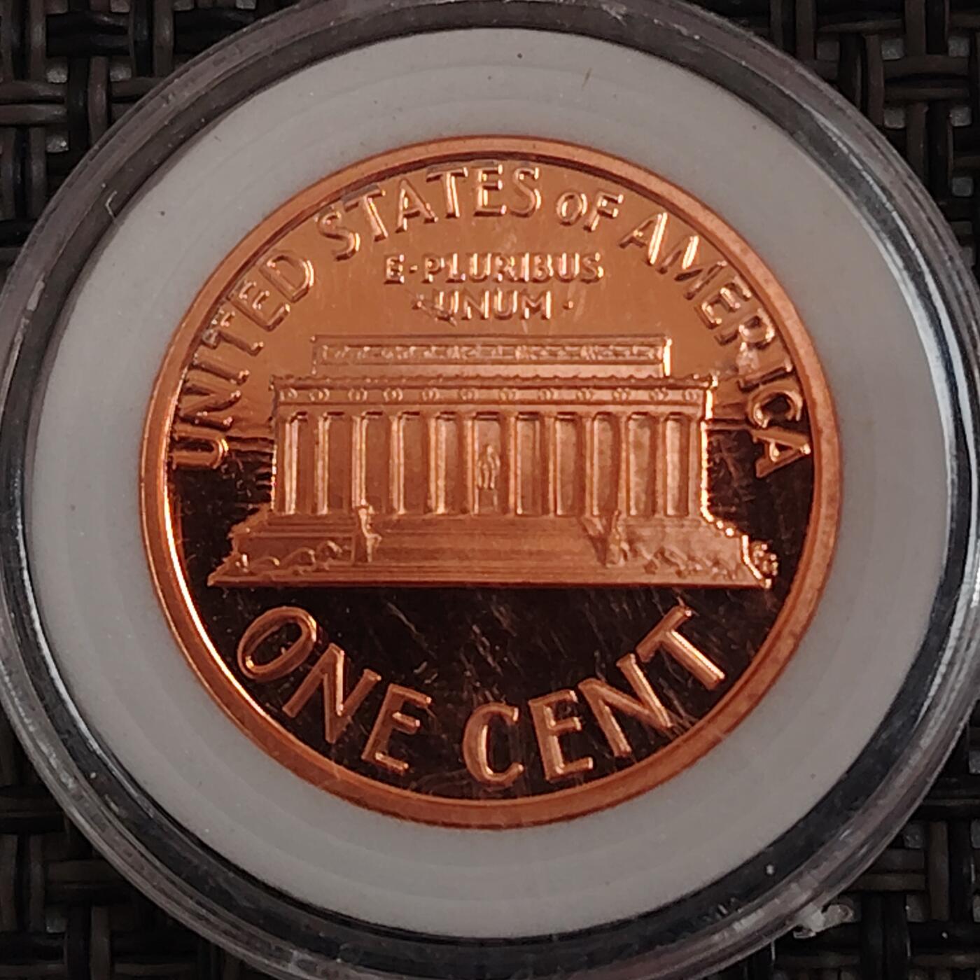 布加迪🐬～世界钱币(上海)🌾第 271 期 /  各国套币和散币 美国🇺🇸 2001年 1分 林肯头像精制币