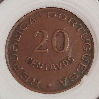 布加迪🐬～世界钱币(上海)🌾第 271 期 /  各国套币和散币 - 葡萄牙殖民地/安哥拉🇦🇴 1949年 20分 1648年革命300周年纪念版
