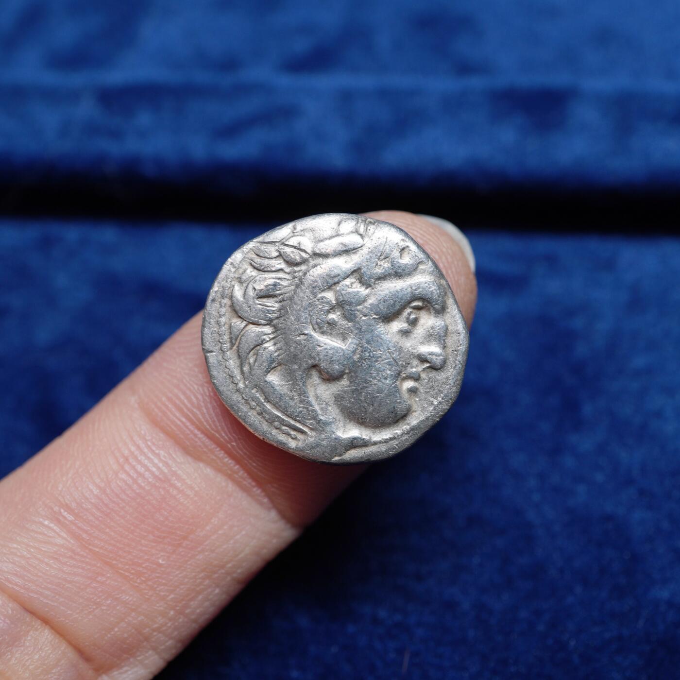 琋语集藏2026年02月欧洲古典打制币拍卖 古希腊马其顿王国-大力神赫拉克勒斯1德银币