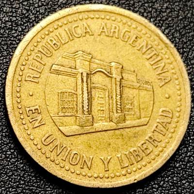 泉币菌-第173场- 精品福利场 - 阿根廷50分铜币 直径25mm1994年