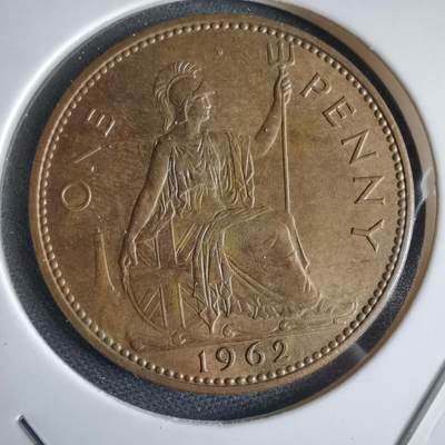 沼泽如烟--第969场 - 英国1962年1便士