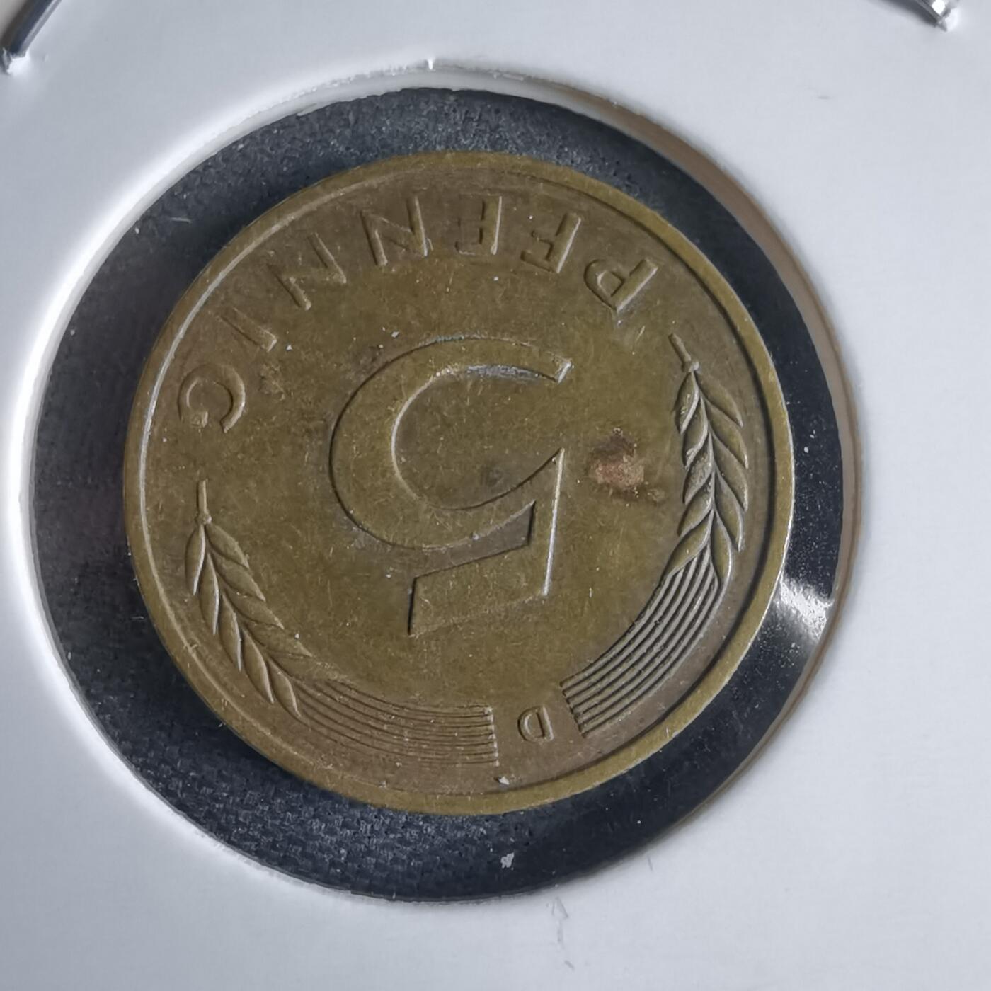 沼泽如烟--第969场 德国1984年5芬尼