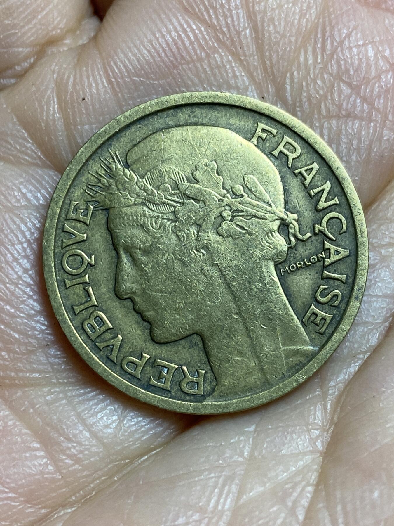 2026年第十四场(总第一百八十三场）外国好品散币场(免佣金) 法兰西第三共和国1936年1法郎